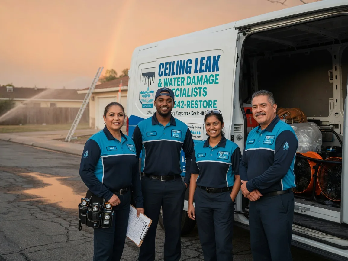 Ceiling Leak Cleanup company in Lopeno, TX